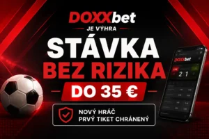 Ilustračný obrázok k bonusu DOXXbet stávka bez rizika do 35 € pri športovom tipovaní online
